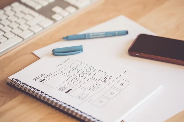 blur, cellphone, close-up, design, designer, device, document, drawing, focus, keyboard, mobile, mobile phone, notebook, paper, pen, phone, sketch, sketching, wooden, focus, focus, focus, focus, focus, sketch, sketch, sketching, sketching. Advertising creative tools data protection: where data travels
